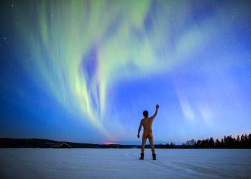Un gran brindis a la aurora boreal Un gran brindis a la aurora boreal