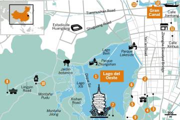 Hangzhou, a orillas del Lago del Oeste