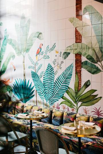 Restaurante japo-tropical Zaperoco, en Madrid.