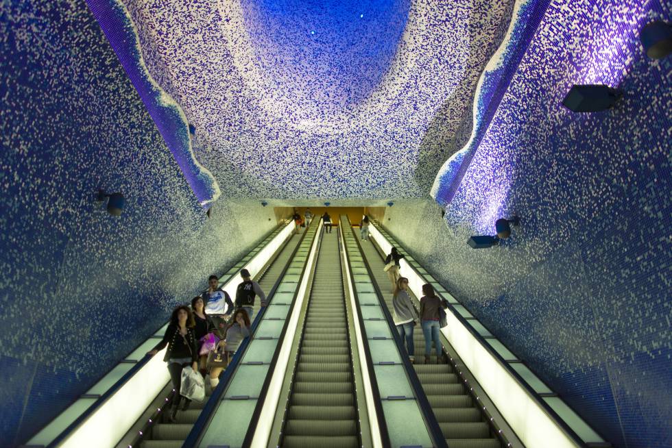 Estación de Toledo, en el Metro de Nápoles.