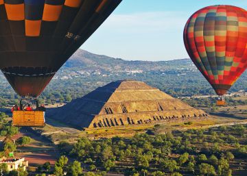 Teotihuacán desde el aire Teotihuacán desde el aire