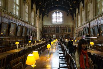 El Great Hall del Christ Church College, en Oxford.
