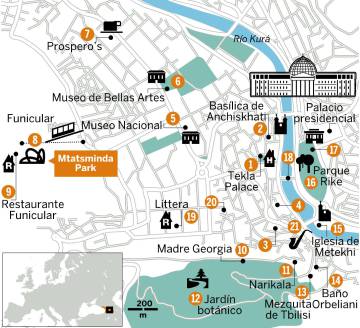 Tbilisi, la exótica capital de Georgia