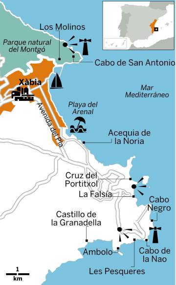10 miradores al Mediterráneo