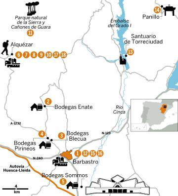 Somontano, de vinos y barrancos
