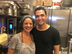 Jennise Ferrari y Marío Rodríguez Ureña, del restaurante Qué Leche!, en Las Palmas de Gran Canaria.