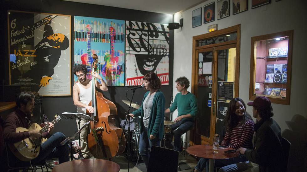 Concierto en el Café Jazz Naima de Sevilla.