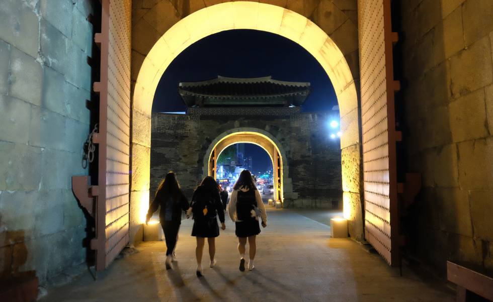 Fortaleza de Hwaseong, patrimonio mundial, en Suwon.