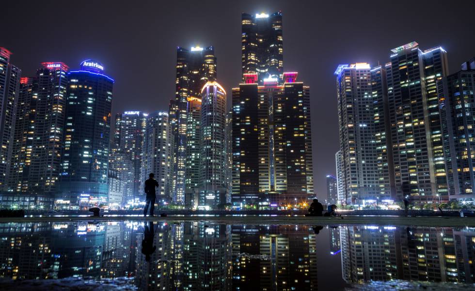Rascacielos de Busan, la segunda ciudad más importante de Corea.