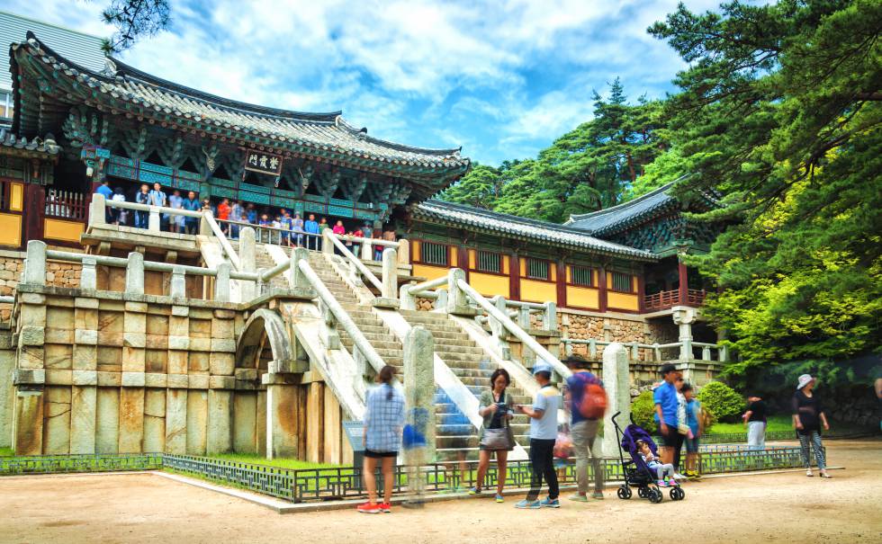 Templo budista de Bulguksa, en Gyeongju.