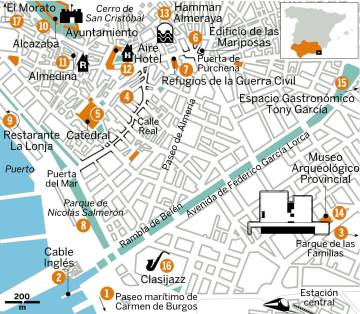 Almería, calma al pie de la Alcazaba