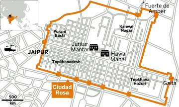 Monos humanos y divinos en Jaipur