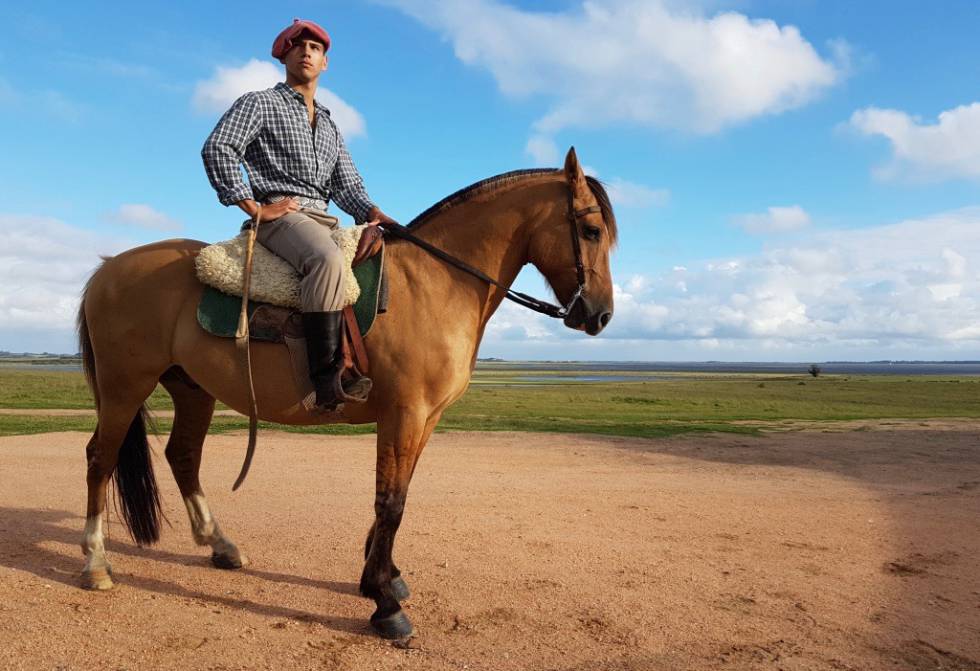 Un gaucho en la Estancia Vik, en José Ignacio (Uruguay).