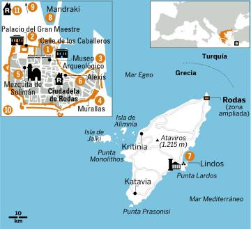 Rodas, placeres mediterráneos en la isla del Coloso