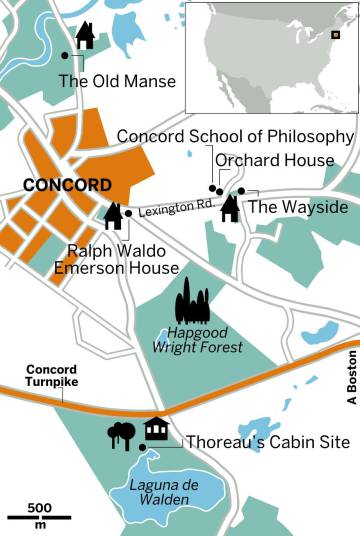 Un bosque trascendental cerca de Boston