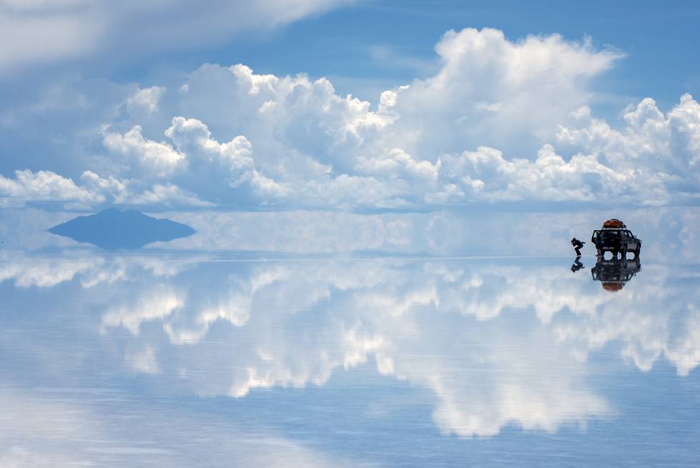 El salar de Uyuni, en Bolivia.