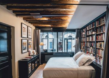 Lo último en París: dormir en una librería Lo último en París: dormir en una librería