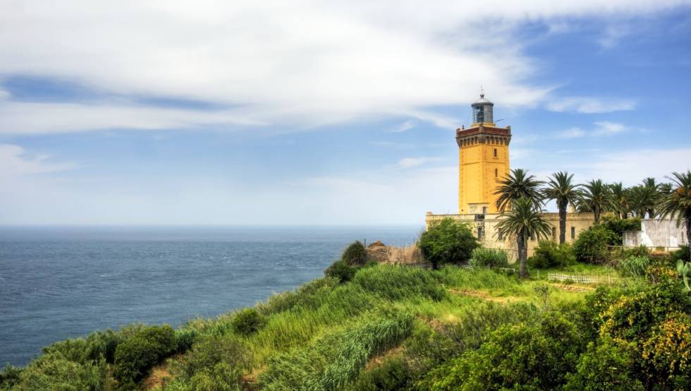 El faro del Cabo Espartel, en Tánger (Marruecos).
