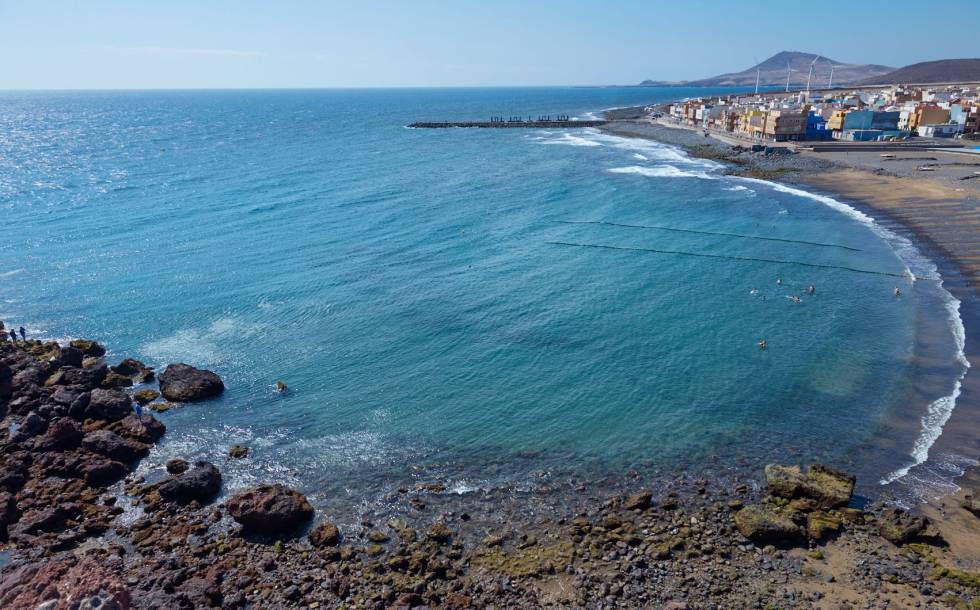 La playa de El Burrero, en Ingenio (Gran Canaria).