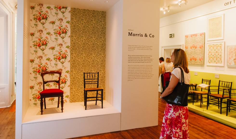 Interior de la William Morris Gallery, en Walthamstow.