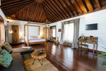 Habitación del Palacio Ico, en Teguise (Lanzarote).