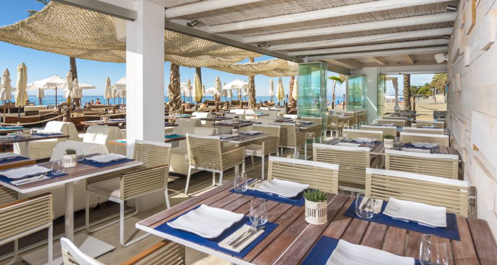 El restaurante del Amàre Beach (Marbella).