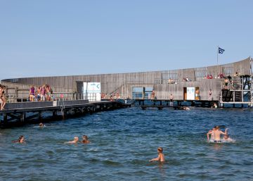 Un baño en Copencabana