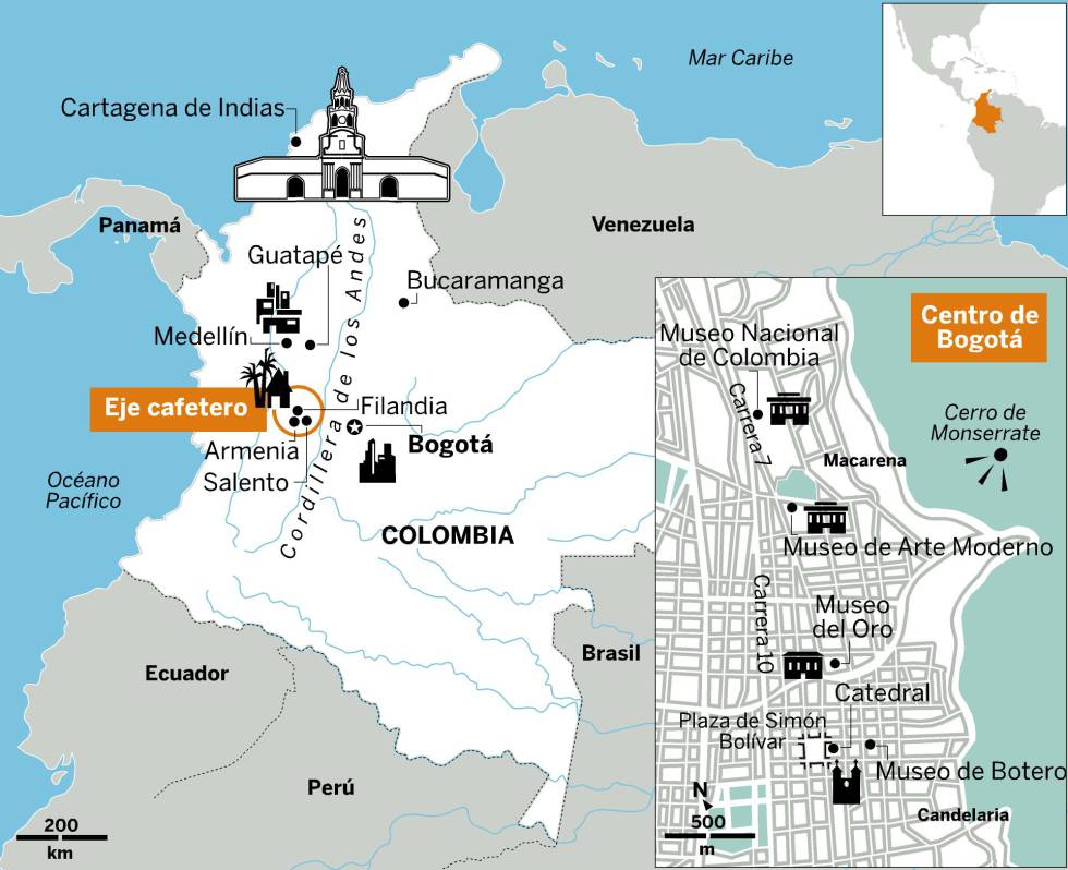 Colombia en cuatro pasos