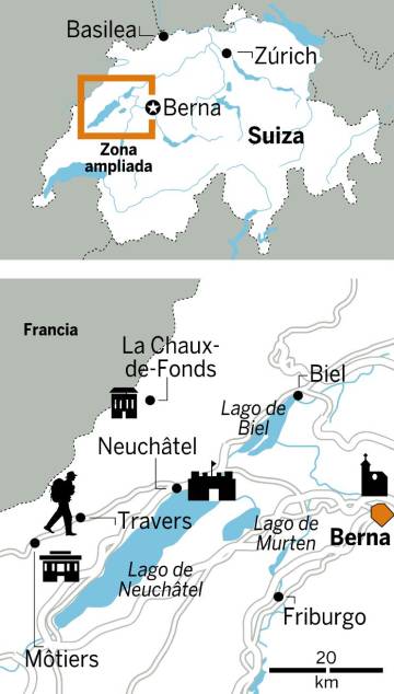 Le Corbusier, Rousseau y la absenta en la región suiza de Neuchâtel