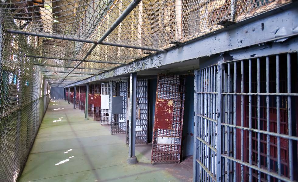 Galería de la penitenciaría de west Virginia (EE UU) que aparece en la serie 'Castle Rock', la serie que emite Movistar +.