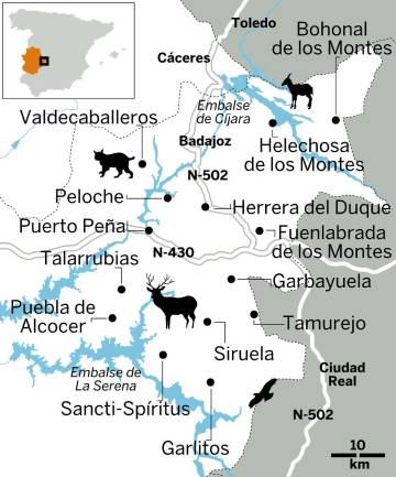 Por la Siberia extremeña