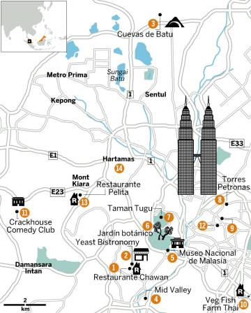 Festín gastronómico en Kuala Lumpur
