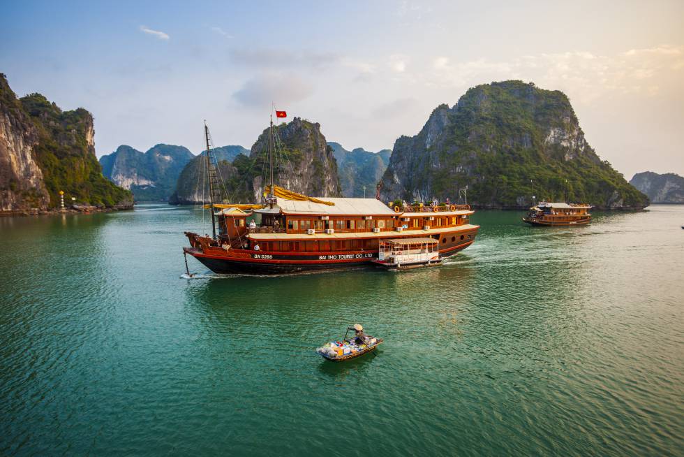 La bahía de Halong, en Vietnam.