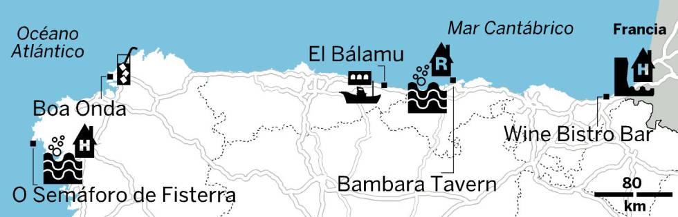 Ruta costera para coleccionistas de olas