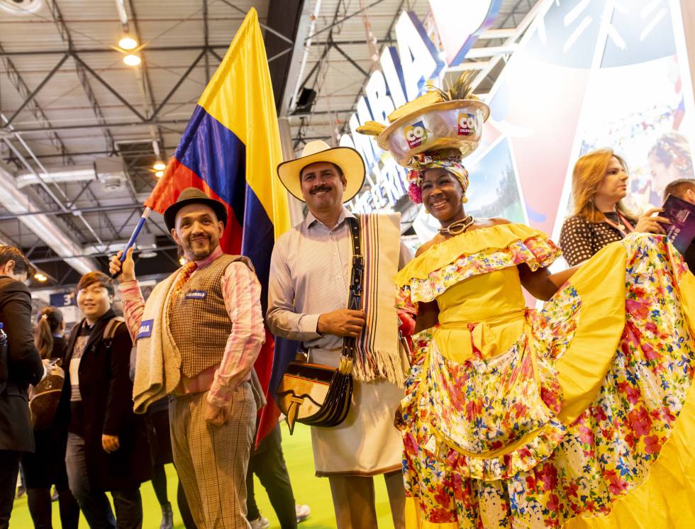 El estand de Colombia en Fitur.