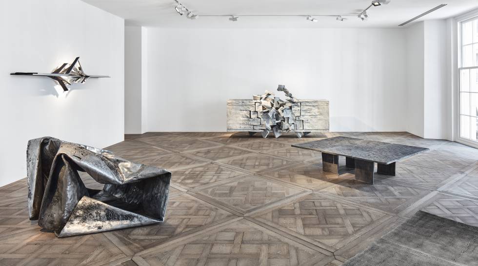 Una exposición de Vincent Dubourg en Carpenters Workshop, en Londres.