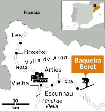 Estrenando pistas en Baqueira Beret