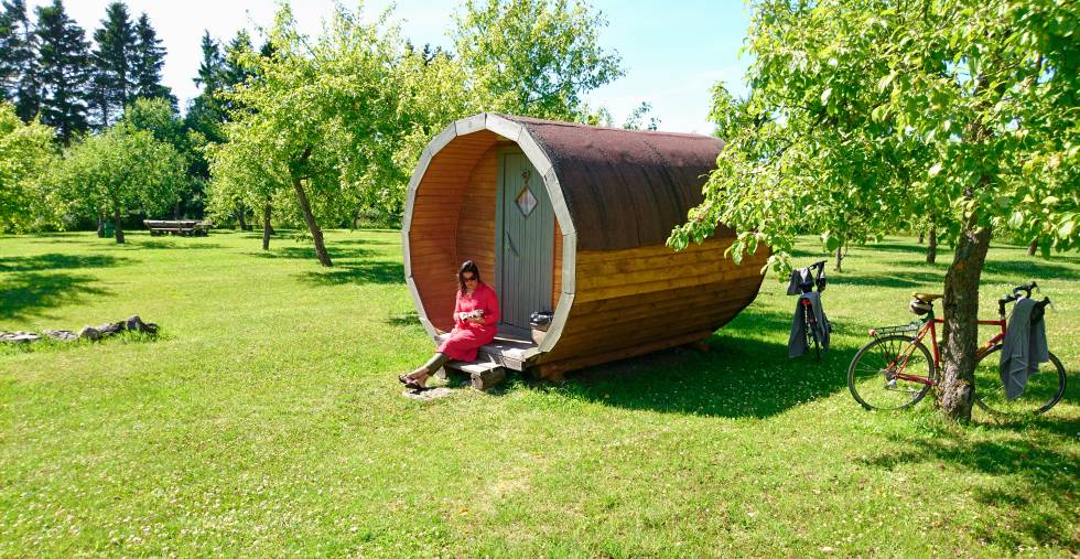 Campin Ilus Villem en Kassari, en la isla de Hiiumaa (Estonia).