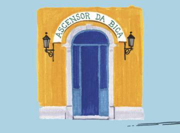 Una calle muy enrollada de Lisboa