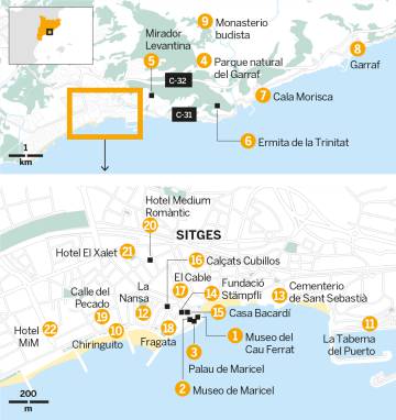 Sitges, 24 horas entre naturaleza, playa y museos