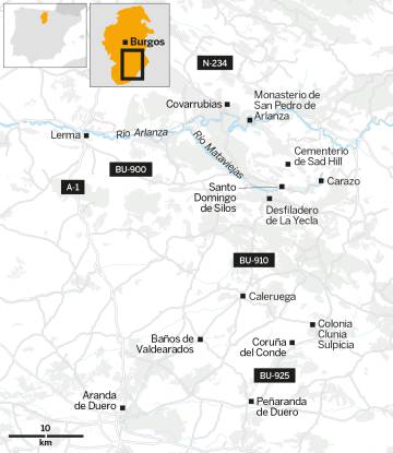 Ángeles, guerreros y vino tinto en la cuna de Castilla