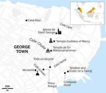 George Town: muros llenos de vida