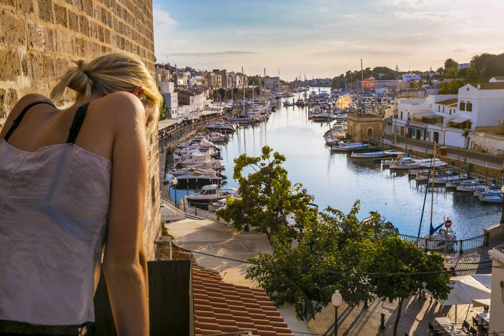 Puerto de Ciutadella, en la isla de Menorca.