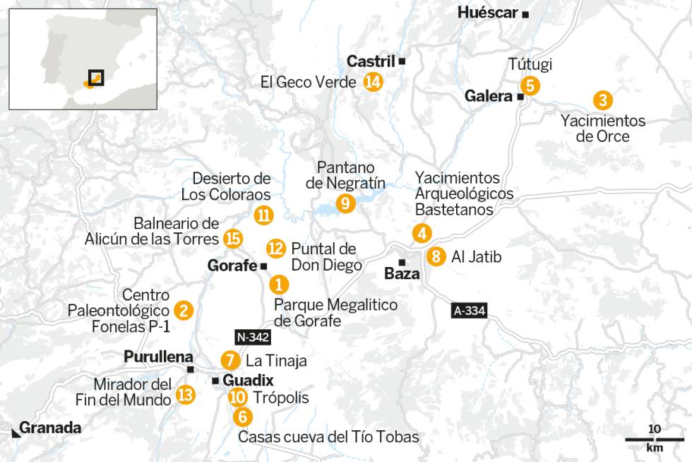 24 horas en el Geoparque de Granada