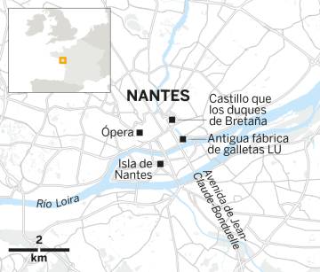 Doce kilómetros de arte en Nantes