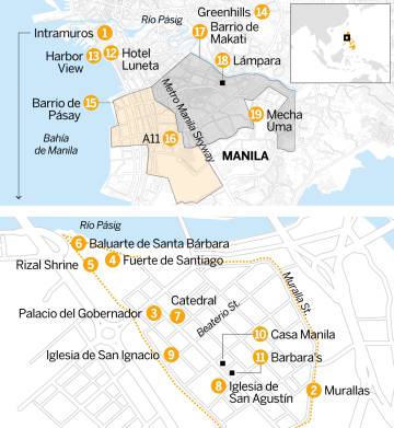 Murallas, atardeceres y un bar clandestino en Manila