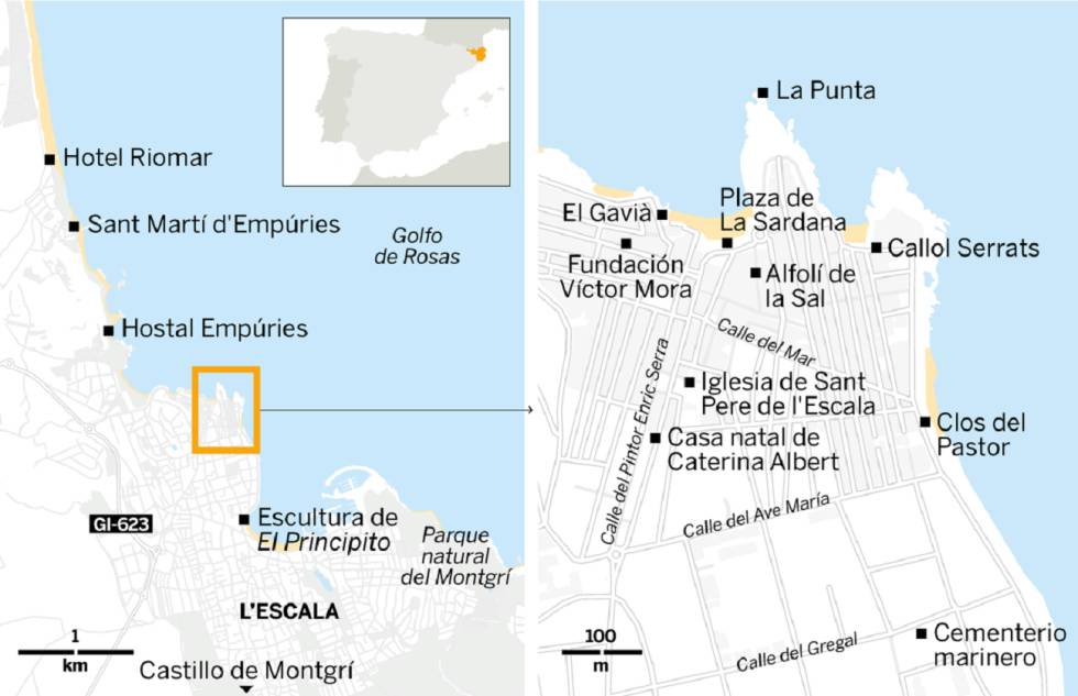 El nido de Caterina en L’Escala