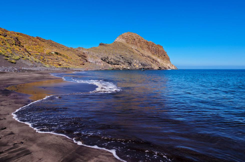 La playa de Antequera, en el parque rural de Anaga, en Santa Cruz de Tenerife.