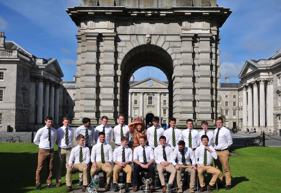 Alumnos del Trinity College.