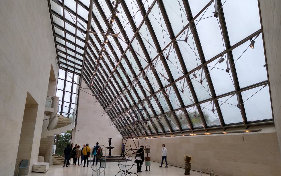 Interior del museo de arte moderno MUDAM.